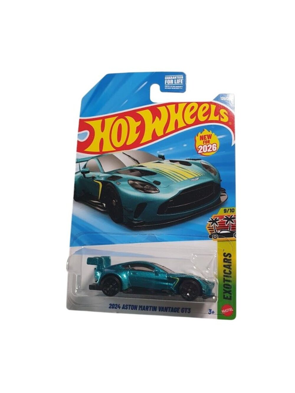 Hot Wheels 2024 Aston Martin Vantage GT3 Exoticars New For 2026 Die Cast Model